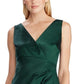 Ralph Lauren Women's Sleeveless Satin Evening Gown Green Size 18