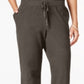 Karen Scott Women's Drawstring Active Pants Brown Size Petite