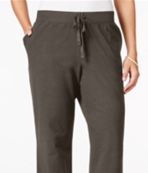 Karen Scott Women's Drawstring Active Pants Brown Size Petite