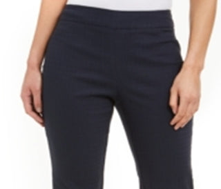 Charter Club Women's Jacquard Pull on Pants Blue Size 6