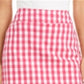 Charter Club Women's Gingham Pull on Skort Pink Size X-Large