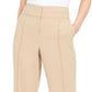 Alfani Women's Pintuck High Rise Pants Brown Size 4