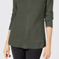 Karen Scott Women's Zip Front Sweater Green Size Petite XL