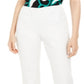 Alfani Women's Lace Hem Ankle Pants White Size 18