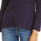 Style & Co Women's Crewneck Marled Sweater Dark Kale Size X-Small