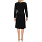 Lauren Ralph Lauren Women's  Tie Front Cocktail Dress Black Size 4