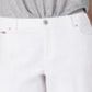 INC International Concepts Women's Denim Bermuda Shorts White Size 0