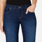 Style & Co Women's Curvy Fit Cuffed Boyfriend Jeans Blue Size 18