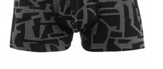 Hugo Boss Men's Printed Trunks Black Size Medium