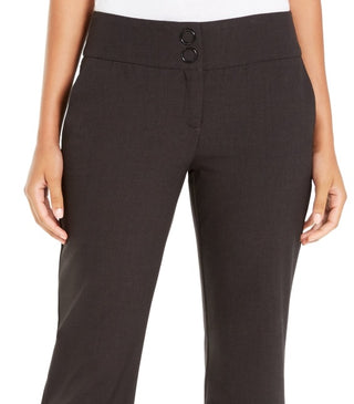 Alfani Women's Straight Leg Pants Gray Size 10