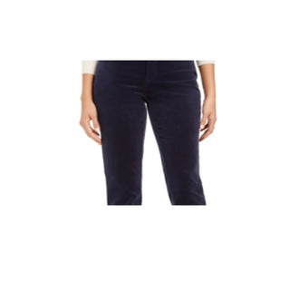 Charter Club Women's  Petite Lexington Corduroy Pants  Blue Size 6 P