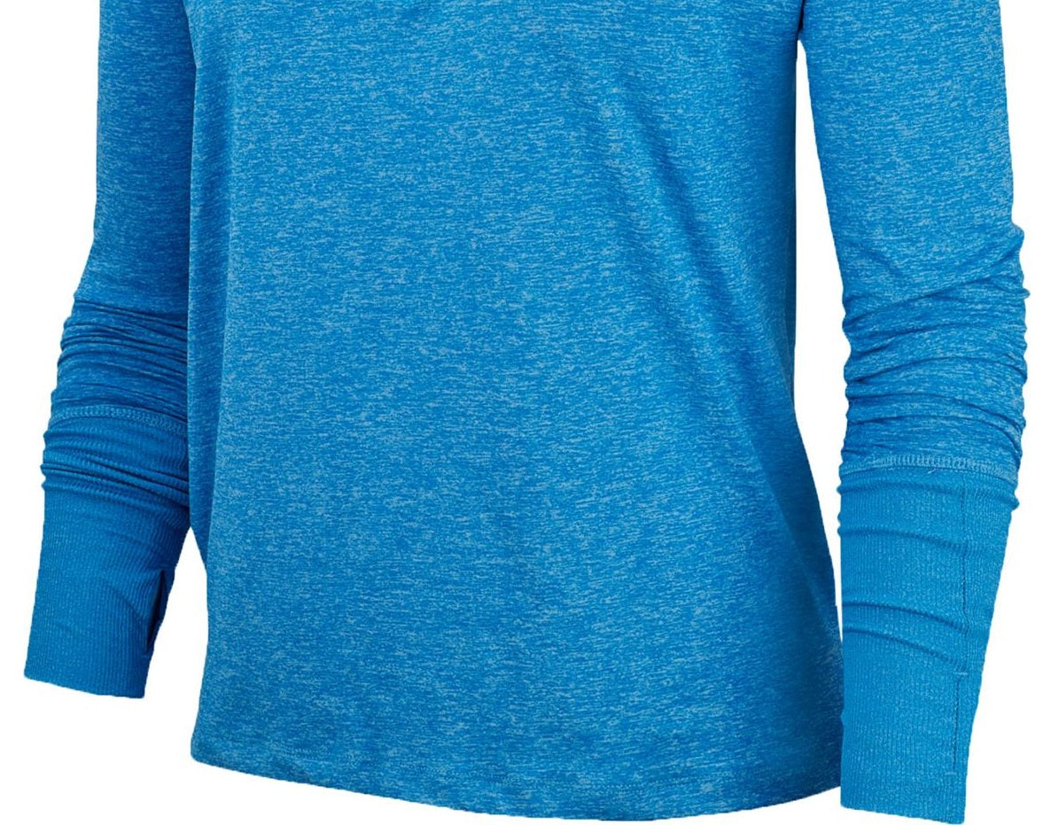 Nike Women's Fitness Workout 1/4 Zip Jacket Blue Size X-Large