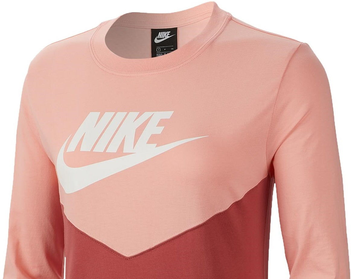 Nike Women's Fitness Running Crop Top Orange Size Large