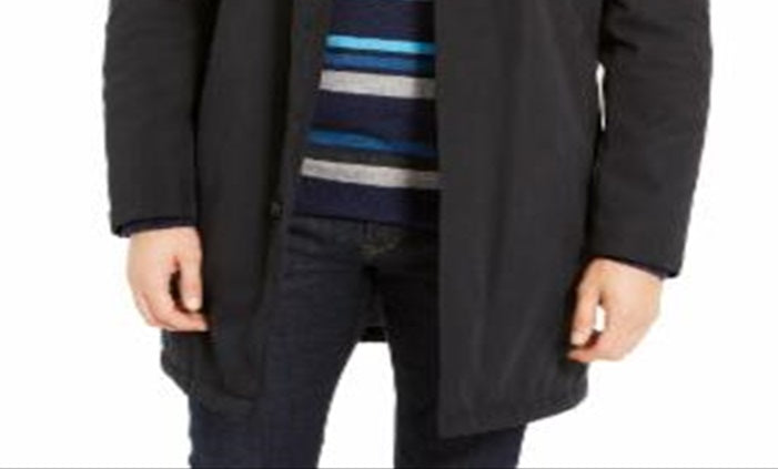 Ralph Lauren Men's Heat Thermal Rainwear Variety Coat Black Size 40