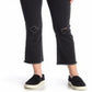 VIGOSS Women's Gwen Kick Flare Distressed Jeans Black Size 29