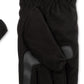 Isotoner Men's Water Repellent with a Sherpa Soft Lining Fleece Touchscreen Glove Black Size Medium