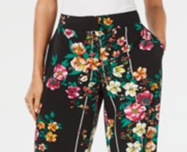 Thalia Sodi Women's Wide Leg Pants Black Size Medium