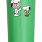 Peanuts Collection Snoopy & Charlie Brown 16-Oz. Green Stainless Steel Canteen One Size