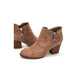 Style & Co Masrinaa Ankle Booties  Women's Shoes Brown Size 12 M