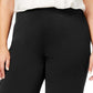 NY Collection Women's Pull on Wide Leg Pants Black Size 3XP