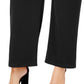 NY Collection Women's Pull on Wide Leg Pants Black Size 3XP