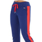 Tommy Hilfiger Women's Colorblocked Jogger Pants Blue Size Large