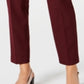 Charter Club Women's Slim Leg Ankle Pants Red Size 12 Petite