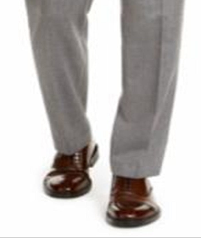 Ralph Lauren Men's Wool Blend Classic Fit Dress Pants Grey Size 33X32