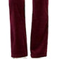 Charter Club Women's Velour Pull on Pants Merlot Size Large