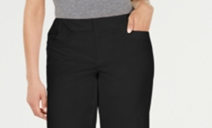 Charter Club Women's Twill Bermuda Shorts Black Size 4