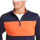 Club Room Men's Color Block Classic Fit Quarter Zip Pullover Sweater Blue Size Medium