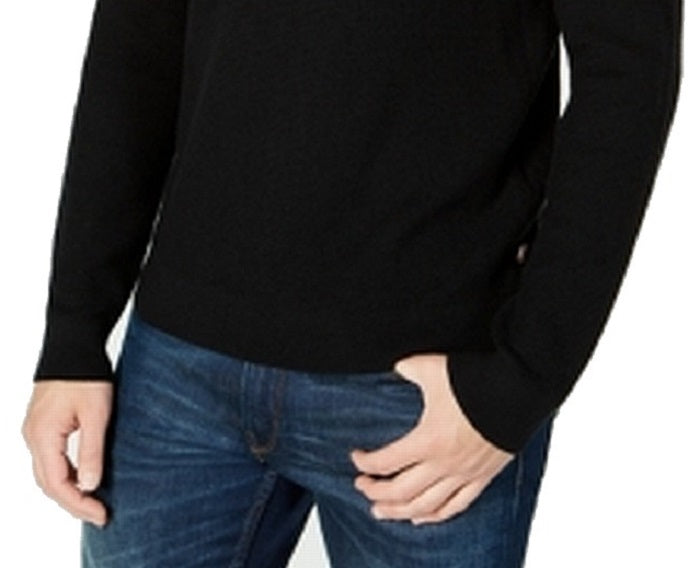 Michael Kors Men's Crewneck Pullover Textured Sweater Black Size XX-Large