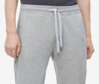 Calvin Klein Men's Drawstring Heather Athletic Fit Sweatpants Gray Size XX-Large