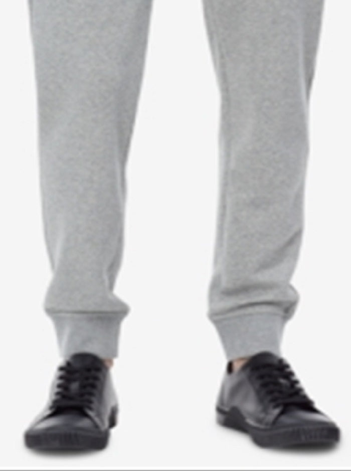 Calvin Klein Men's Drawstring Heather Athletic Fit Sweatpants Gray Size XX-Large