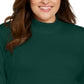 Karen Scott Women's Cotton Mock Neck Sweater Green Size 0X