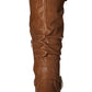 Journee Collection Women's Stormy Wide Calf Almond Toe BrowmSize 7.5W