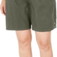 Karen Scott Women's Cotton Drawstring Shorts Green Size Small