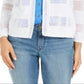Charter Club Women's Open Front Cardigan White Size X-Large