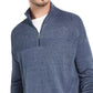 Weatherproof Vintage Men's 1/2 Zip Ribbed Collar Sweater Blue Size Large