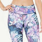 Ideology Women's Yoga Fitness Athletic Leggings Purple Multi  Size M
