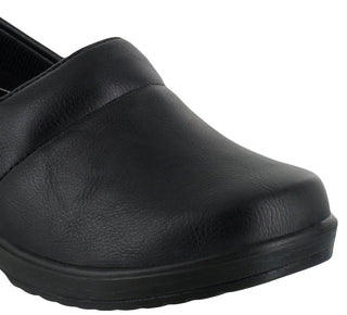 Easy Street Women's Slip Resistant Clog Work Shoe Black Size 7 M