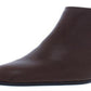 Style & Co Women's Masrinaa Faux Leather Double Zip Booties Brown Size 7 M