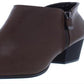 Style & Co Women's Masrinaa Faux Leather Double Zip Booties Brown Size 7 M