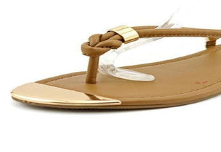 American Rag Women's Adarra Leather Round Toe Over Knee Riding Boot Brown Size 9 M