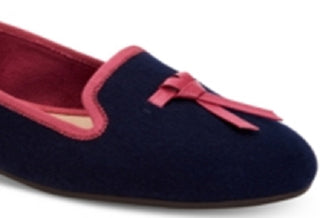 Charter Club Women's Femmie Fabric Almond Toe Loafers Blue Size 7 M