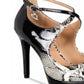 Thalia Sodi Women's Chelsie2 Peep Toe Ankle Strap Classic Pumps Black Size 7 M
