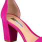INC International Concepts Women's Kivah Leather Open Toe Special Occasion Sandal Pink Size 7 M