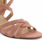 XOXO Women's Eden Block Heel Dress Sandals Pink Size 10