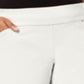INC International Concepts Women's Plus Pull on Shorts White Size 28W