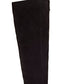 INC International Concepts Women's Block Heel Zip up Leather Dress Boots Black Size 8